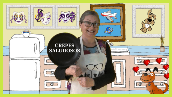 Pastel de crepes saludable Lara.