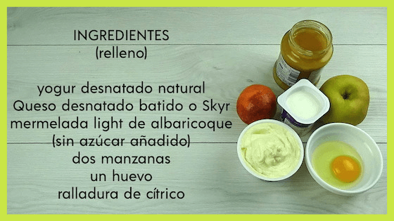 Relleno crepes saludables.