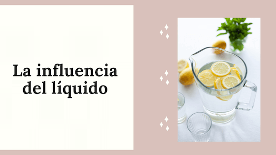 Mitos nutricionales referidos al líquido.