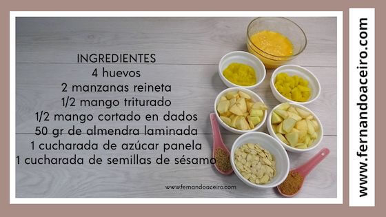 Ingredientes de la Tortilla Saludable