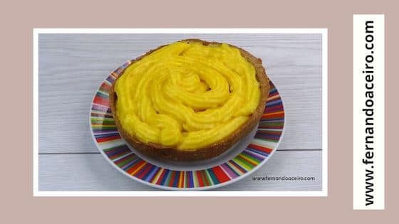 Tartaletas de manzana asada con crema de naranja (otra versión)