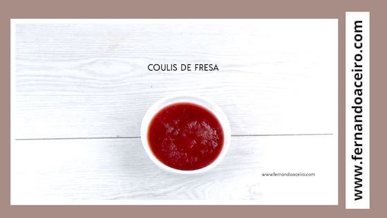 Cómo hacer el coulis saludable para el tiramisú.