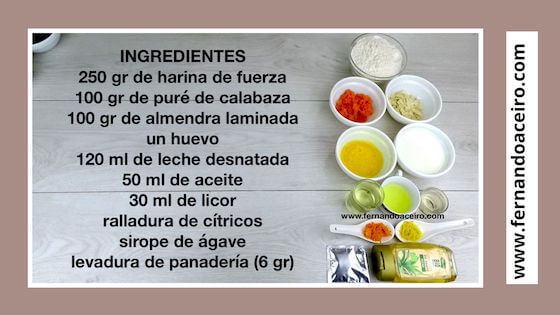 Ingredientes de la rosca de Pascua.