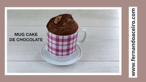 mug cake de chocolate saludable