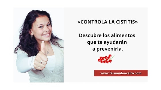 cistitis y alimentos que ayudan a controlarla